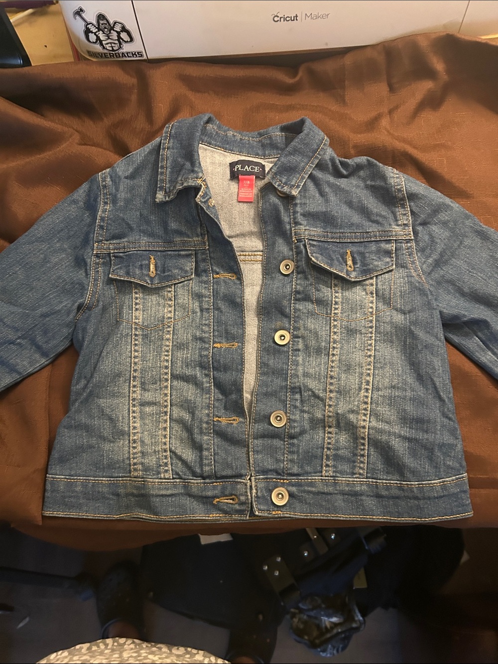 The Children's Place Medium Blue Denim Jacket for Girls